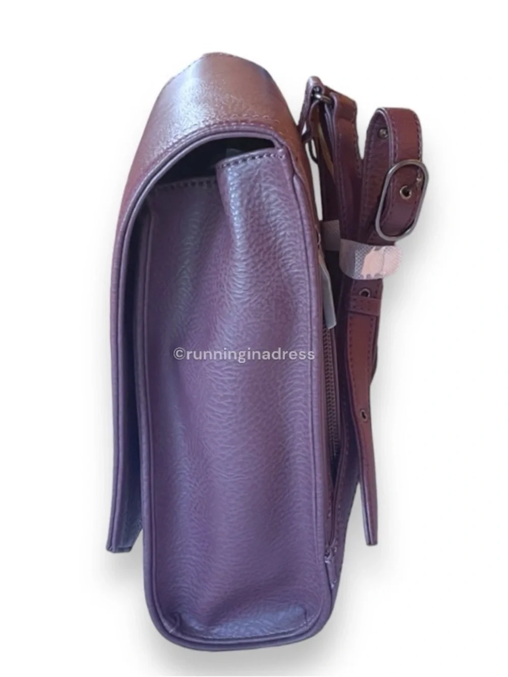 NWT Matt & Nat Mercy Vegan Leather Backpack Dwell Fig Purple Shoulder Bag
